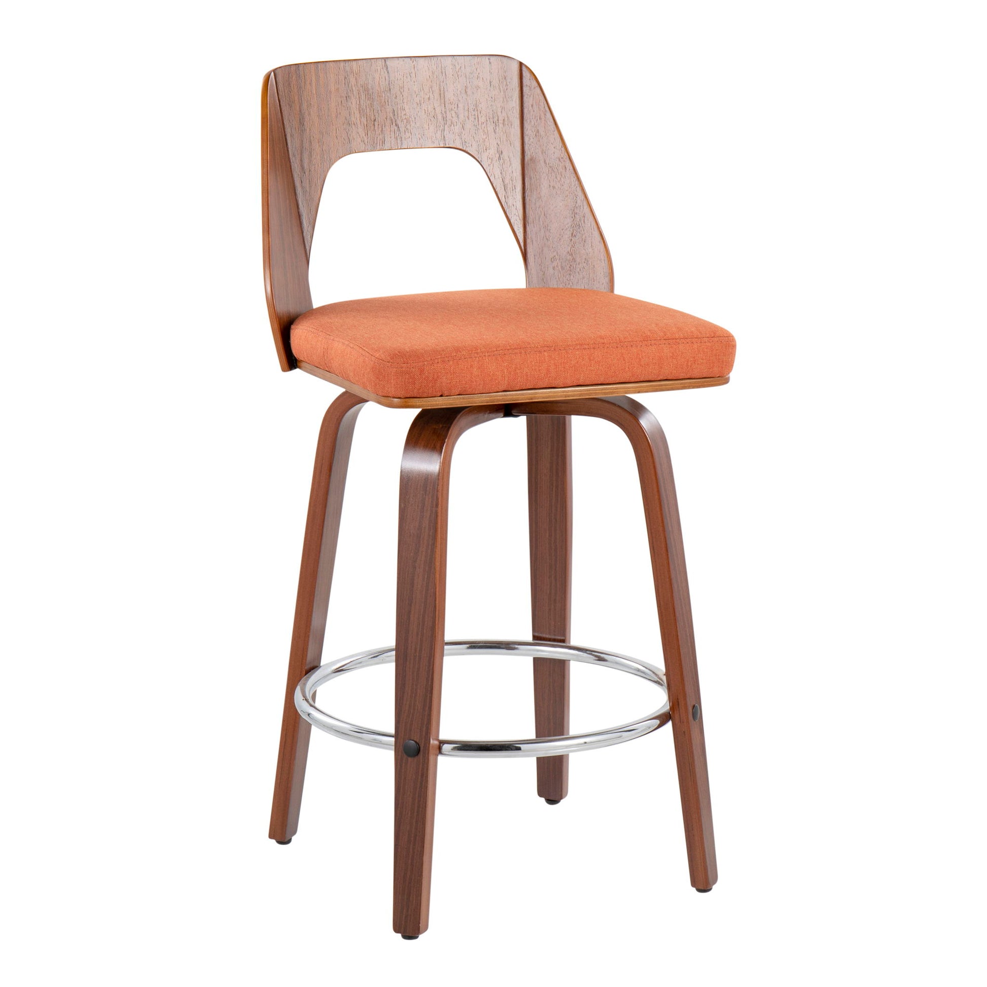 Trilogy - Mid Century Modern Counter Stool (Set of 2) Lumi Source