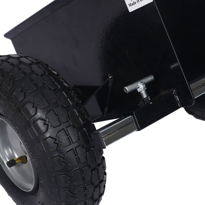 Heavy Duty 600Lb Panel Dolly With 10In. Pneumatic Wheels Alloy Steel - Black Daily Nest