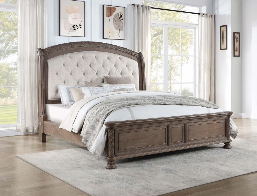 Emmett - Wood Sleigh Bed