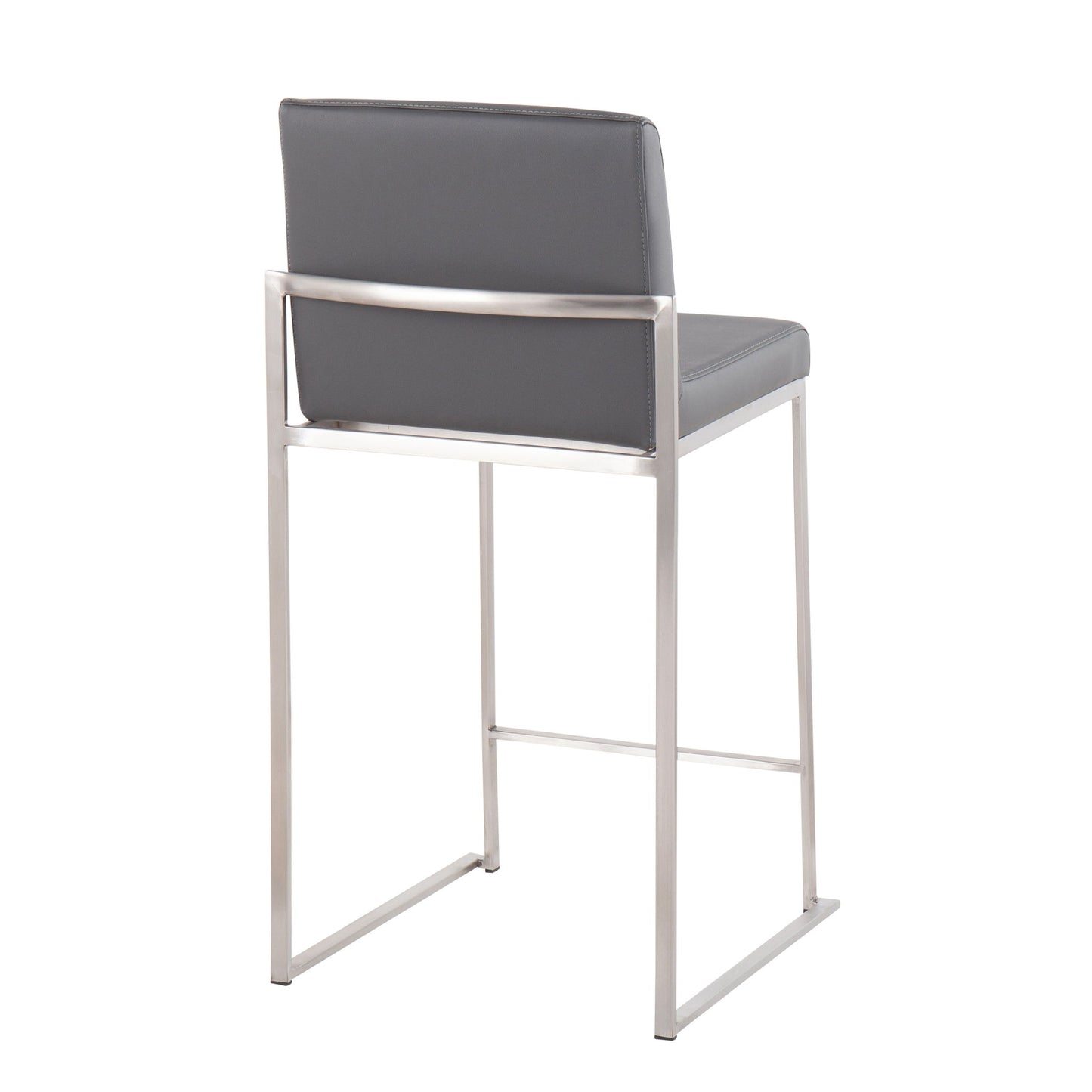 Fuji - Contemporary High Back Counter Stool, Functional Design Lumi Source