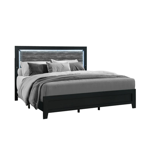 Carlos - Modern Design Bed With LED Global Furniture USA