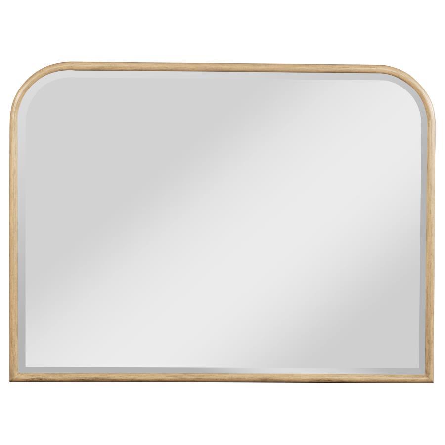 Kailani - Dresser Mirror - Beige Oak Coaster Fine Furniture