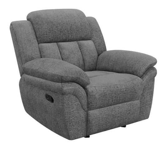 Bahrain - Upholstered Glider Recliner CoasterEssence