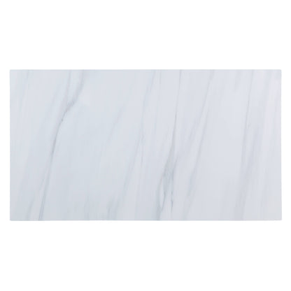 Enapay - Marble Top Top Kitchen Island - Gray Acme