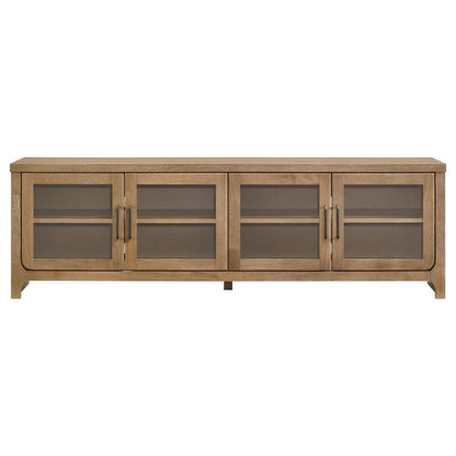 Brenham - 79" 4-Door TV Stand Media Console - Washed Oak Coaster Fine Furniture