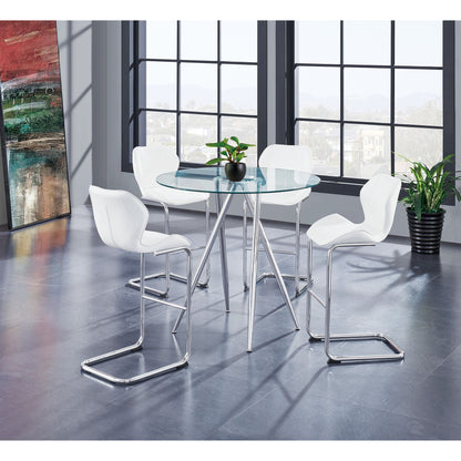 Charlotte - 4 Piece Bar Stool Set With Bucket Seats Global Furniture USA