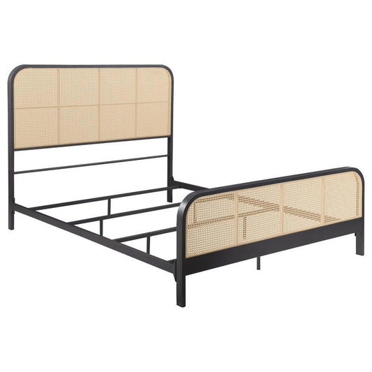 Lanewood - Open Cane Rattan Metal Bed Coaster Fine Furniture