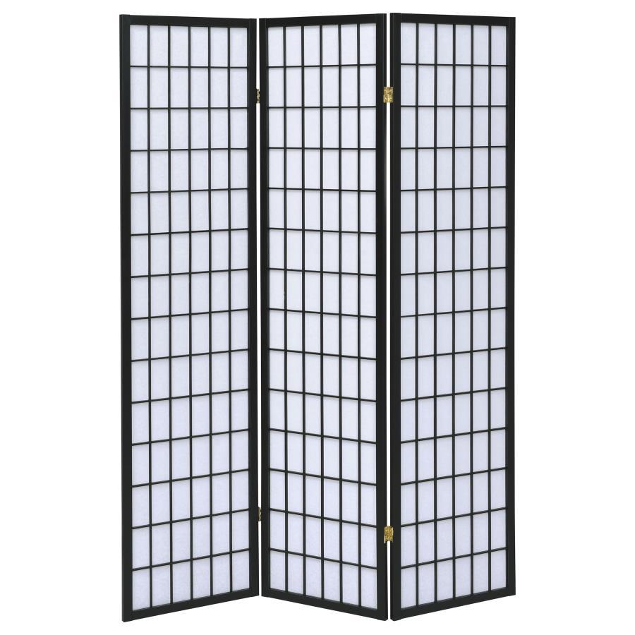Carrie - 3-Panel Room Divider Folding Shoji Screen CoasterEveryday