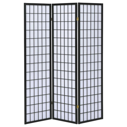 Carrie - 3-Panel Room Divider Folding Shoji Screen CoasterEveryday