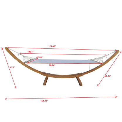 Person Hammock With Stand Set For Indoor Outdoor Standalone - Beige Home Essentials