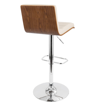 Vasari - Mid Century Modern Adjustable Barstool With Swivel Lumi Source