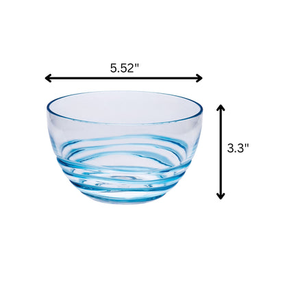 Swirl Acrylic Serving Bowls, Unbreakable Daily Nest