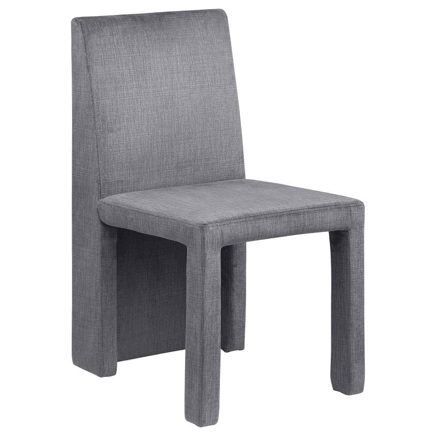 Tordera - Velvet Upholstered Dining Side Chair (Set of 2) - Gray Coaster Fine Furniture