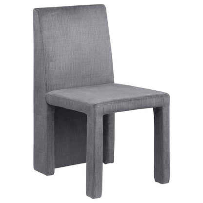 Tordera - Velvet Upholstered Dining Side Chair (Set of 2) - Gray Coaster Fine Furniture