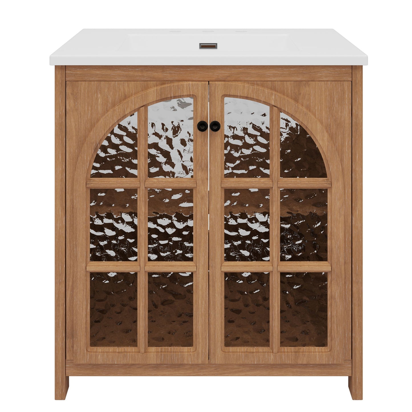 Vintage Farmhouse Bathroom Vanity With Ceramic Sink Noble House