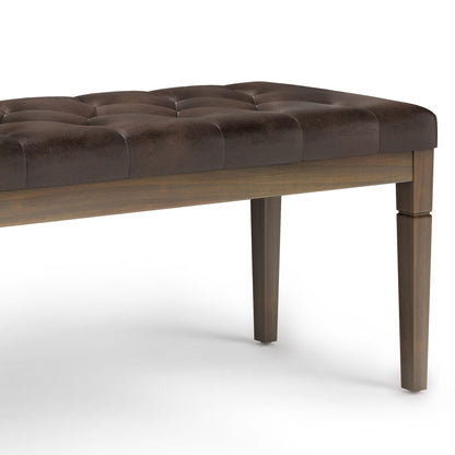 Waverly - Upholstered Tufted Ottoman Bench Simpli-Home