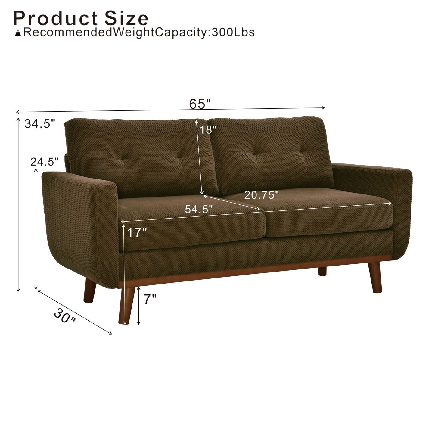 2 Seater Sofa Home Essentials
