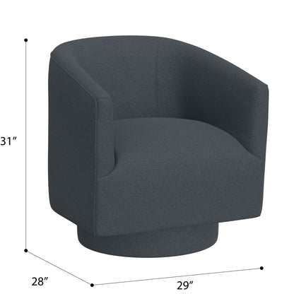 Accent Chair With Swivel Function Emerald Home