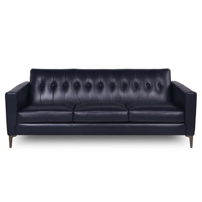 Mid-Century Tufted Leather Sofa Nicelink