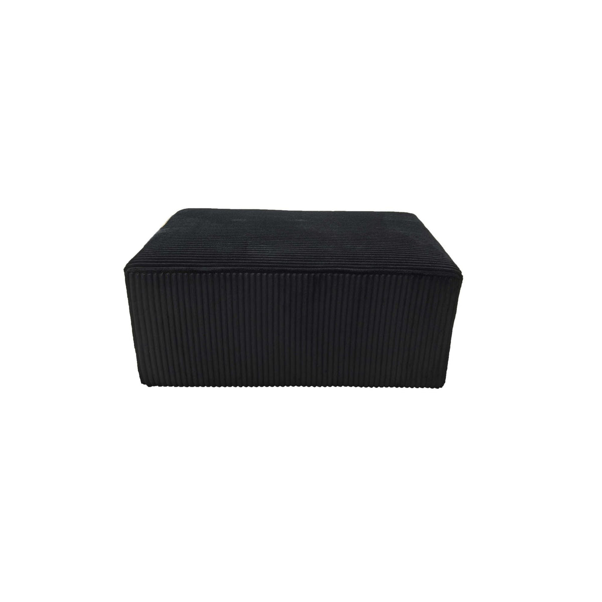 Upholstered Ottoman, Lounge Furniture - Black Home Essentials
