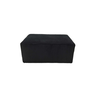 Upholstered Ottoman, Lounge Furniture - Black Home Essentials