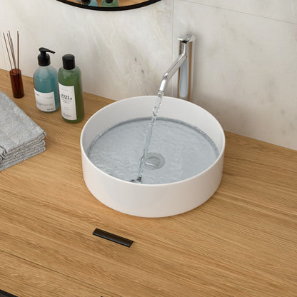 Elegant Ceramic Vessel Bathroom Sink With Stain Resistant Finish Daily Nest