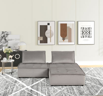 Anna - Stylish Sectional Sofa Ottoman Lilola Home