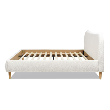 Roman - Curved Headboard Upholstered Platform Bed Jennifer Taylor Home
