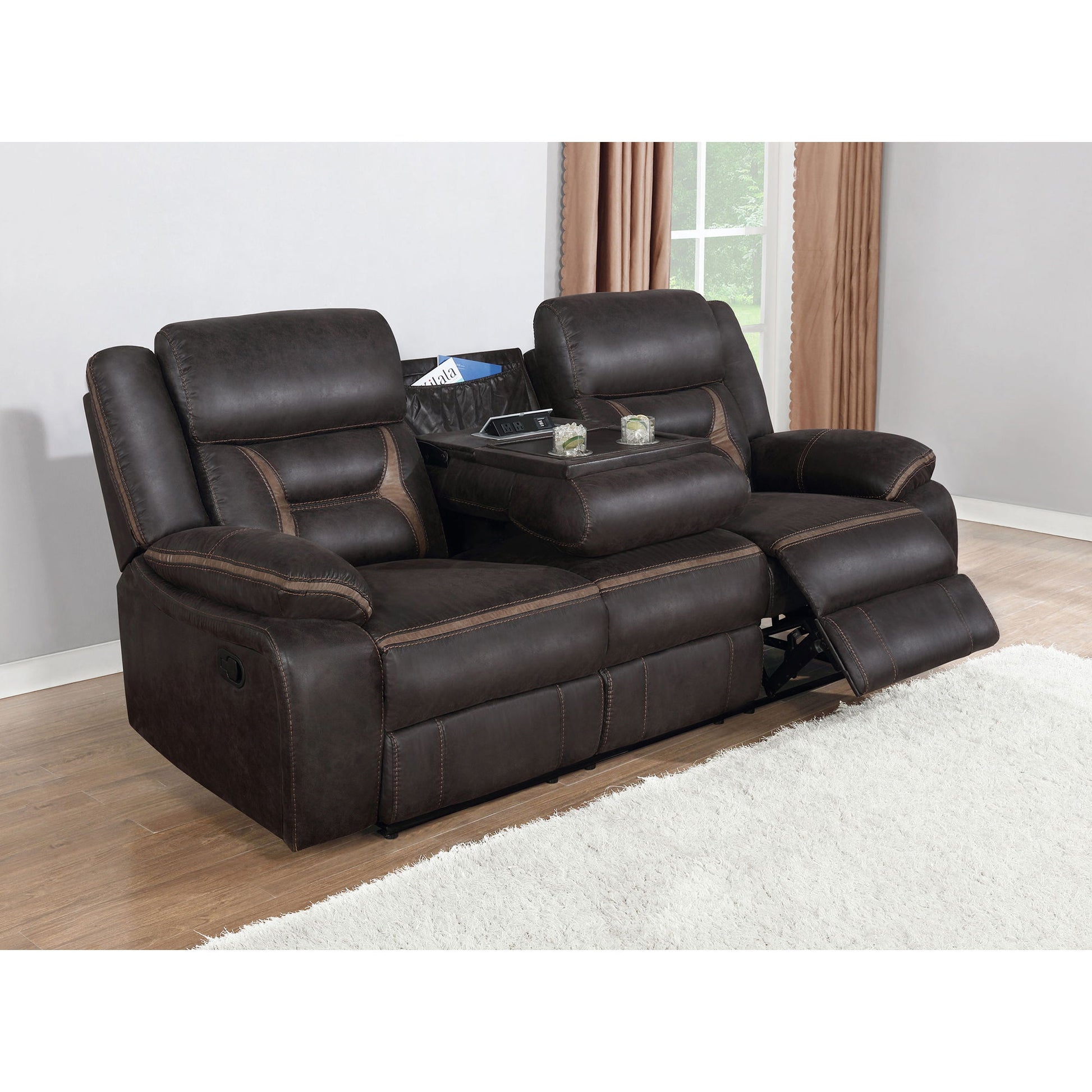 Brazelton - 3 Seater Reclining Sofa Furniture Max
