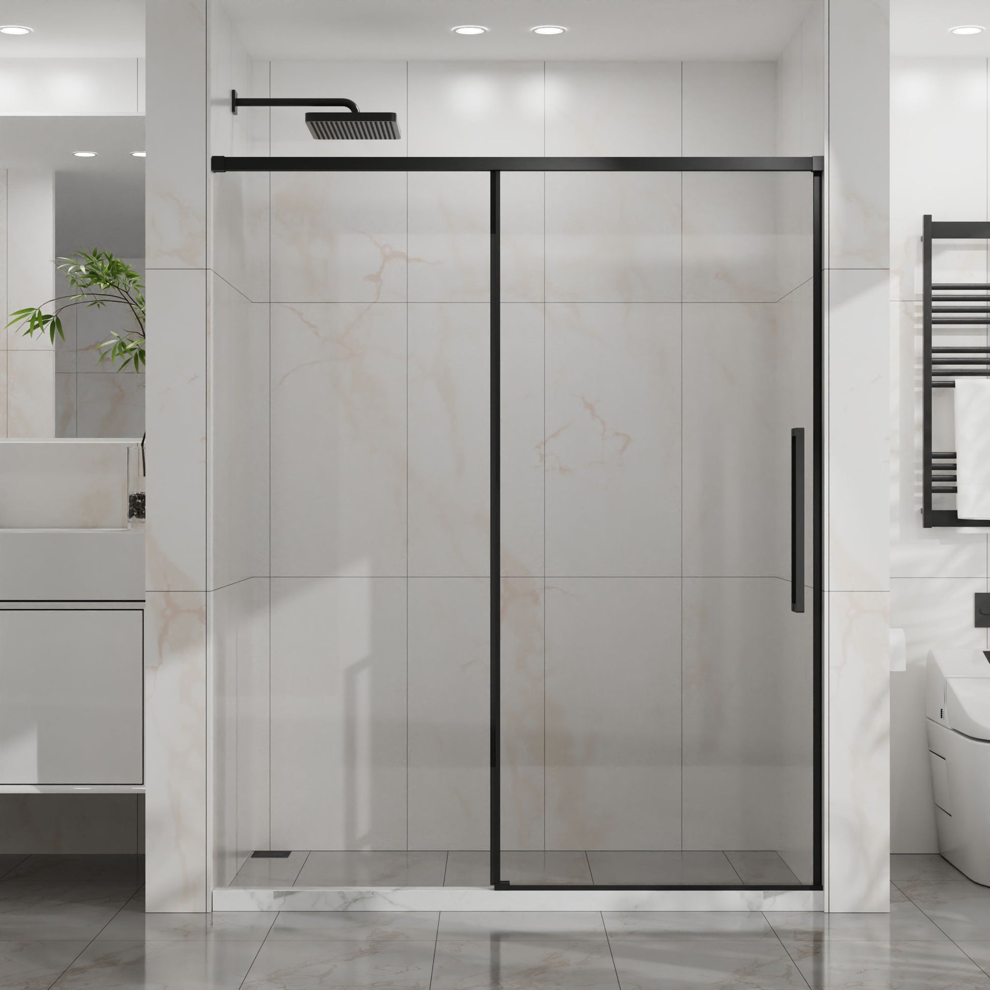 Semi Frameless Tub Sliding Shower Door Daily Nest