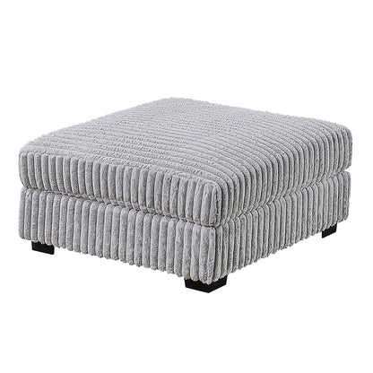 Ottoman - Gray / Mink Home Essentials