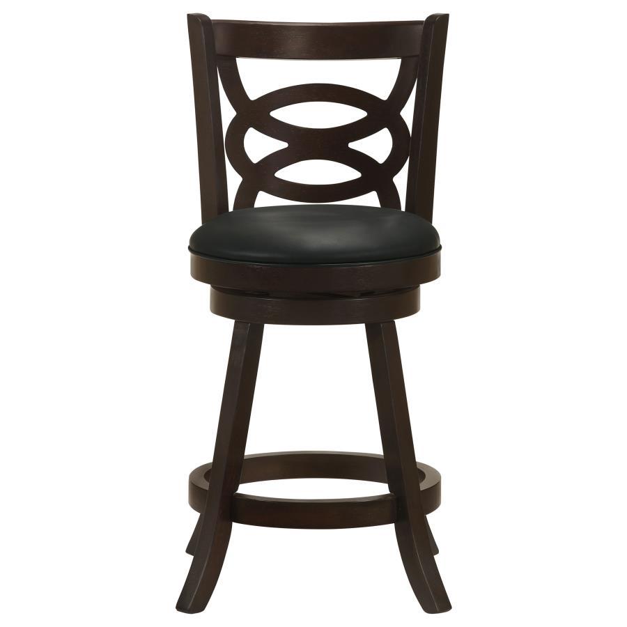 Calecita - Wood Swivel Counter Stool (Set of 2) CoasterEssence