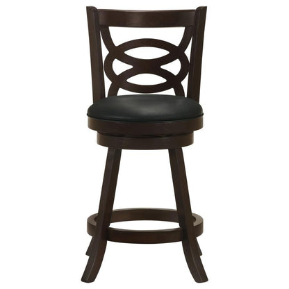 Calecita - Wood Swivel Counter Stool (Set of 2) CoasterEssence