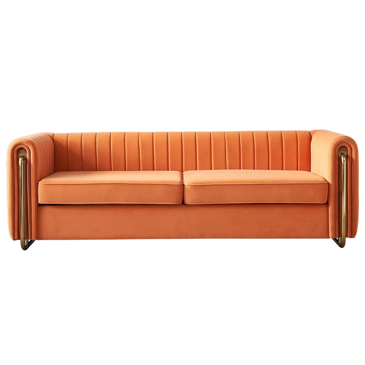 Contemporary Velvet Sofa Couch For Living Room Home Essentials