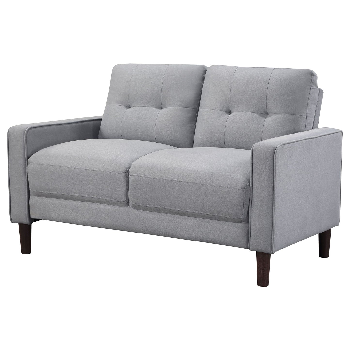 Harvey - Tufted Loveseat With Track Arm Design Furniture Max