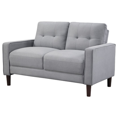 Harvey - Tufted Loveseat With Track Arm Design Furniture Max