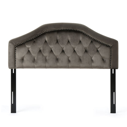 Kaarina - Contemporary Tufted Fabric Headboard Noble House