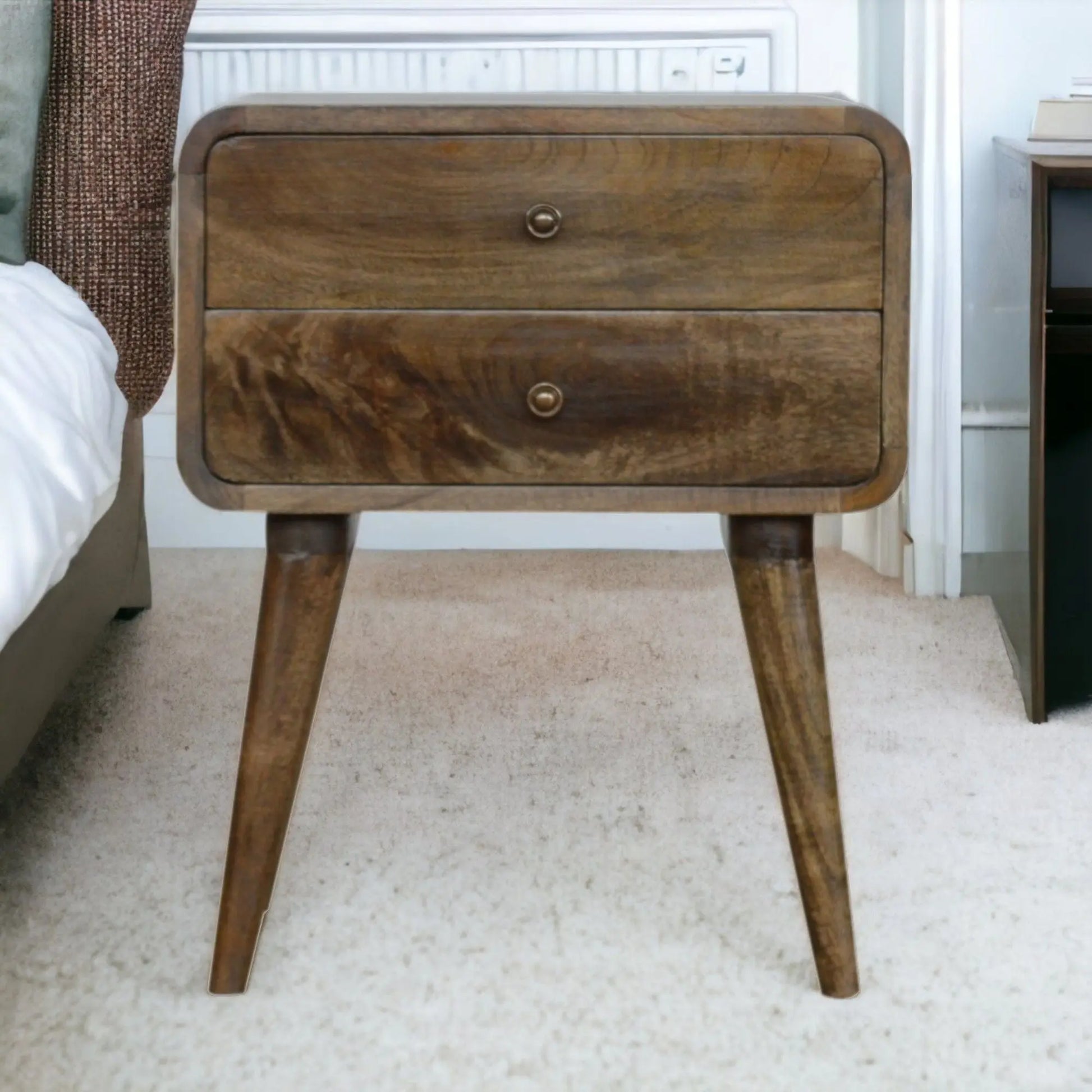 Curved Nightstand Artisan Furniture