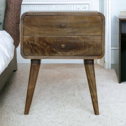 Curved Nightstand Artisan Furniture
