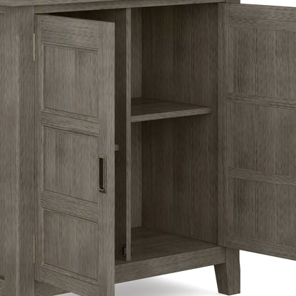 Burlington - Handcrafted Low Storage Cabinet Simpli-Home