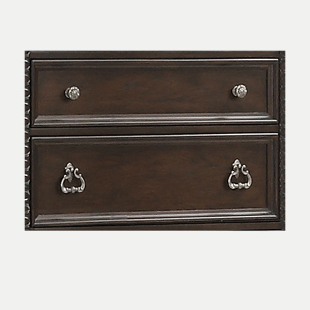 Traditional 5 Drawer Chest - Mahogany Bernards Furniture