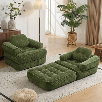 Convertible 2 In 1 Armrest Sofa For Bedroom Home Essentials