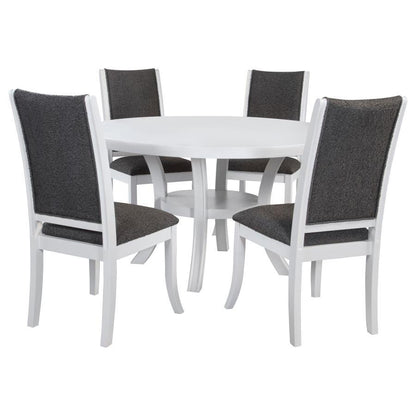 Judd - Round Wood Dining Table Set Coaster Fine Furniture