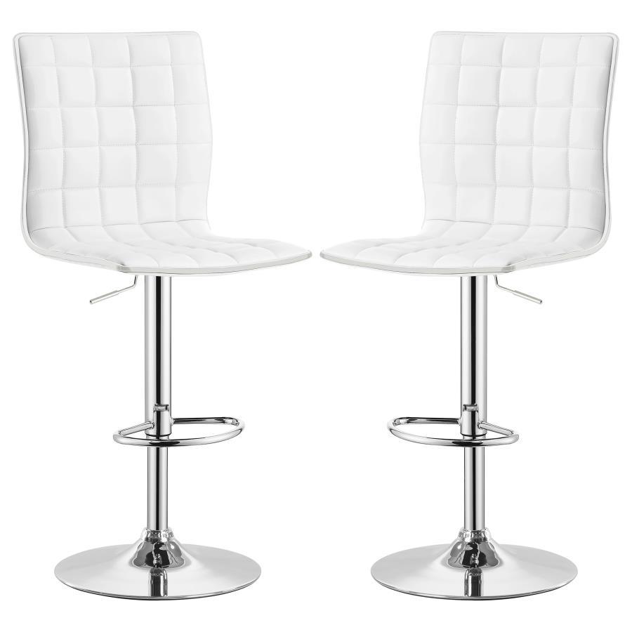 Ashbury - Upholstered Adjustable Bar Stool (Set of 2) CoasterEveryday
