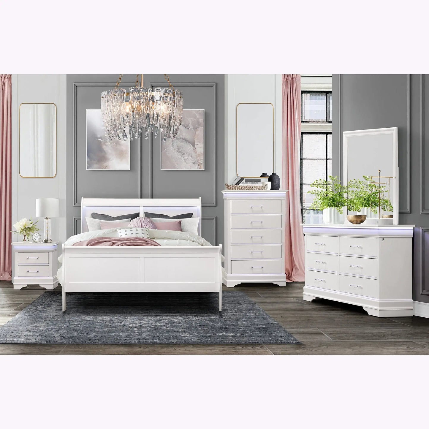Charlston - Dresser With LED Global Furniture USA