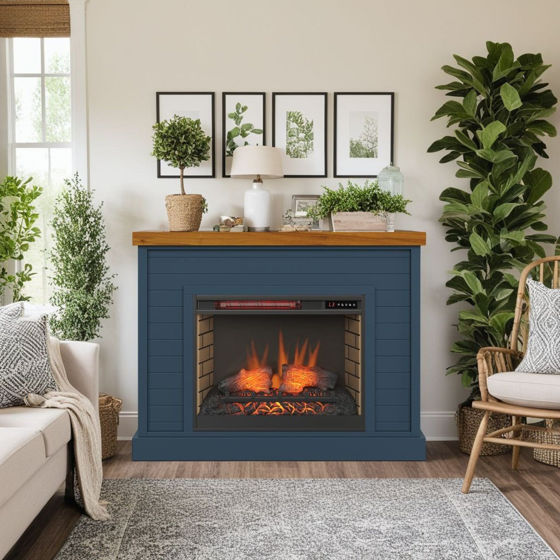 Washington - 48" Fireplace With Mantel Legends