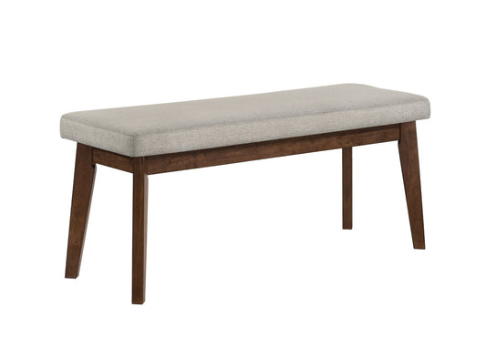 Salerno - Bench - Gray / Brown Crown Mark