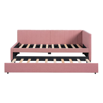 Upholstered Daybed, Sofa Bed Frame, No Box Spring Needed - Snoozhouse