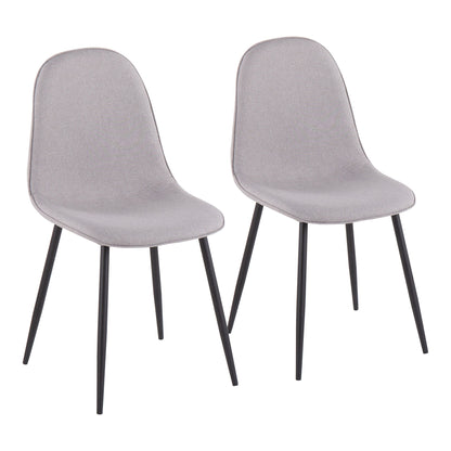 Pebble - Contemporary Casual Comfort Chair (Set of 2) Lumi Source