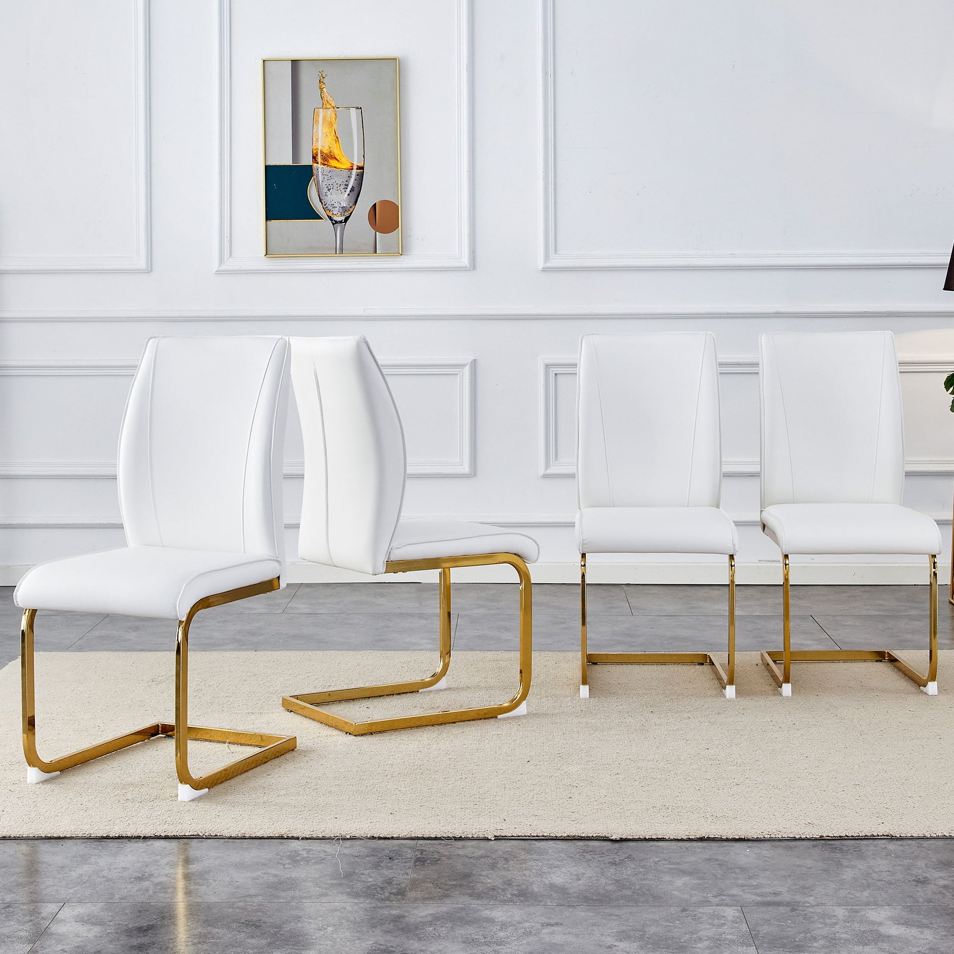 Luxury Simple Arch Chair With Arched Leg Home Essentials